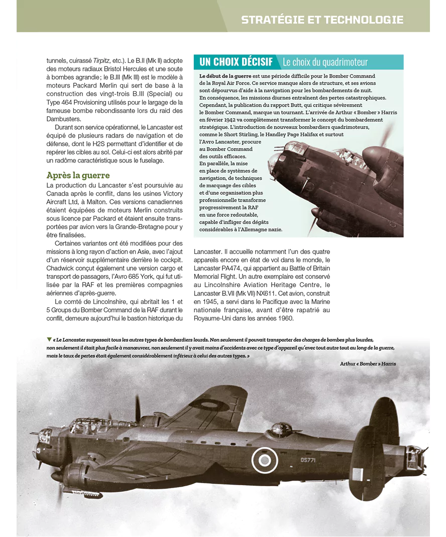 Le Bombardier Avro Lancaster B Mk III