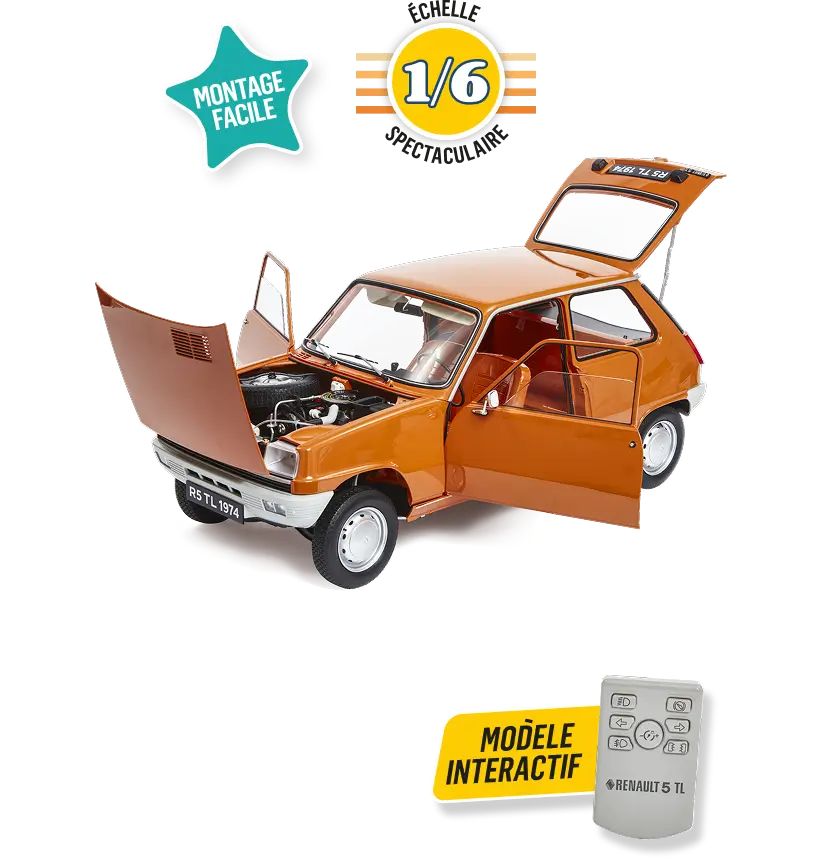 La Renault 5 à l'échelle 1/6