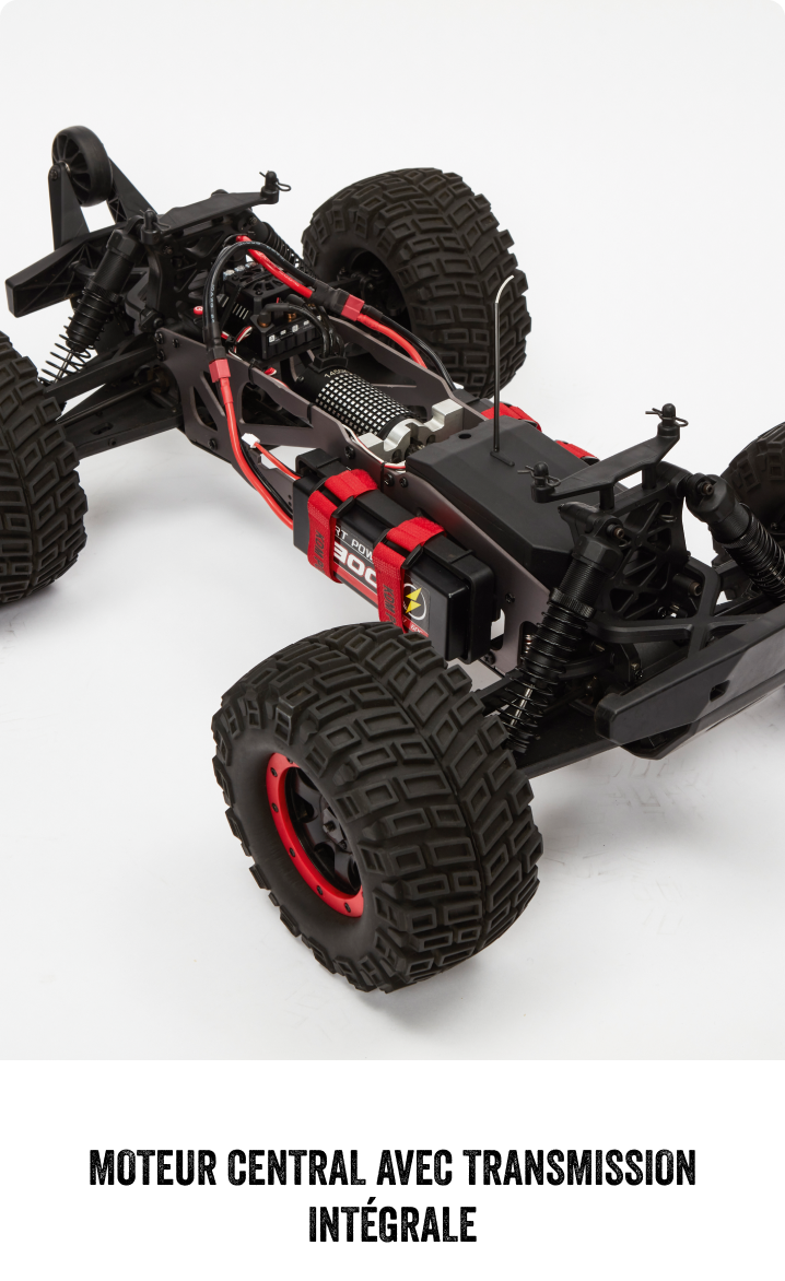Moteur central avec transmission intégrale